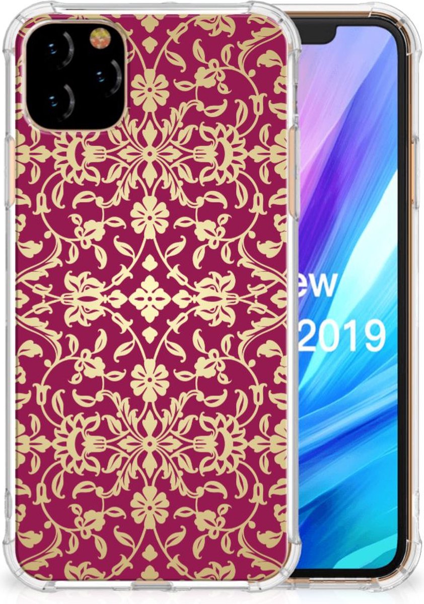 Anti Shock Case Apple iPhone 11 Pro Max Barok Pink