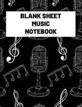 Blank Sheet Music Notebook