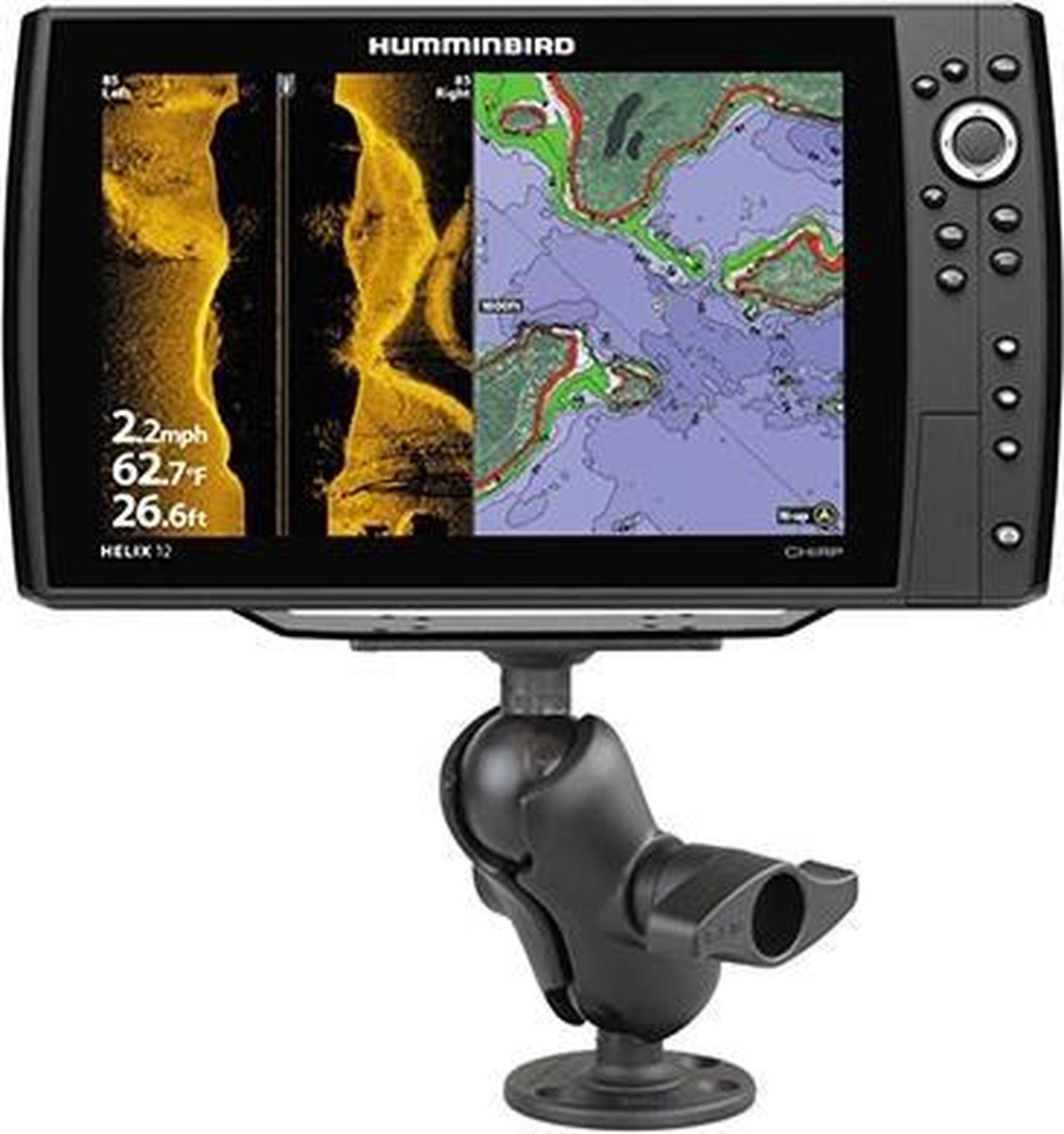 Montage steun voor Humminbird Helix 9, 10 & 12