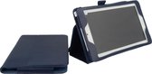 Acer Iconia One 7 B1-750 Leather Stand Case Donker Blauw Dark Blue