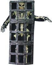 Skelet in kooi kostuum voor volwassenen  - Verkleedkleding - One size
