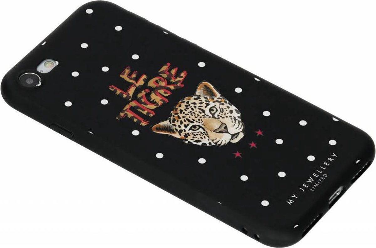 prioriteit Formuleren kruipen My Jewellery Design Backcover iPhone SE (2020) / 8 / 7 hoesje - Le Tigre |  bol.com