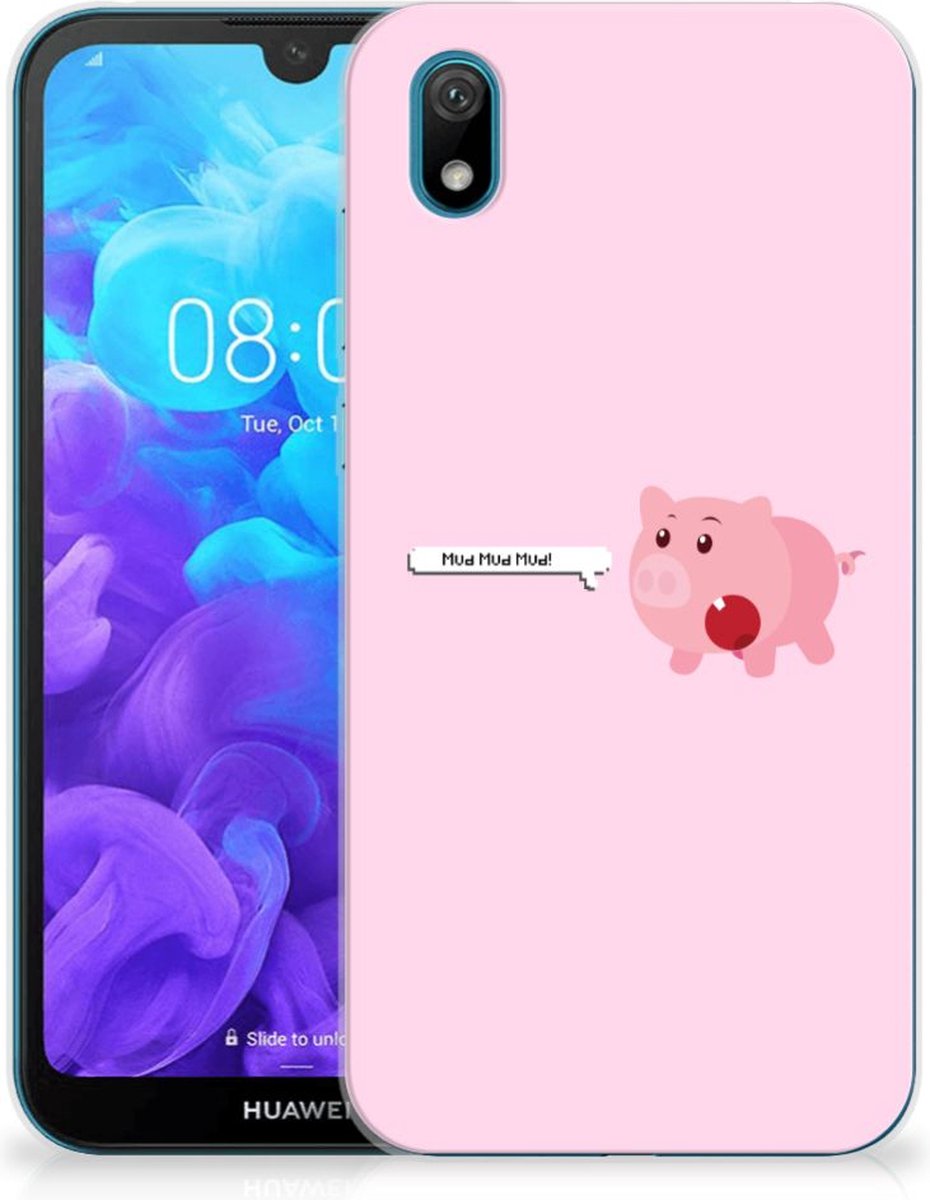 Huawei Y5 (2019) Telefoonhoesje met Naam Pig Mud