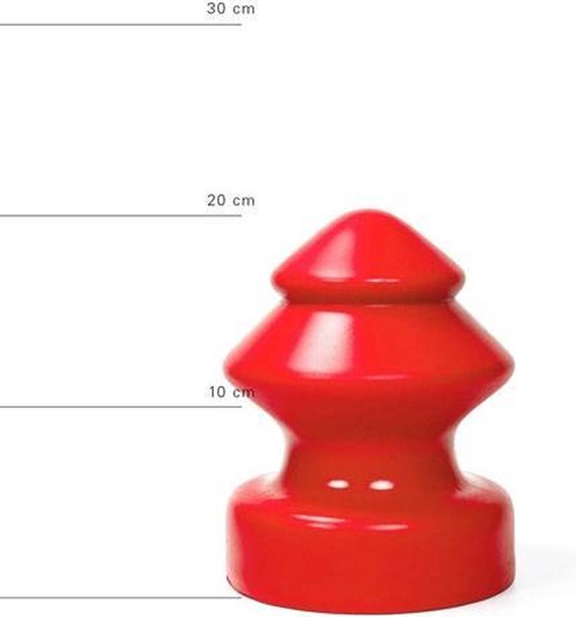 Goedkoopste All Red Anaal Dildo 19 x 14,5 cm - rood