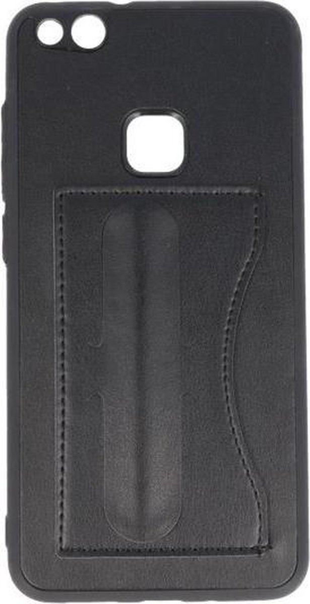BestCases.nl Huawei P10 Lite Stand TPU back case hoesje Zwart