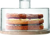 LSA Lotta Serveerstolp - Met Houten Voet - 25,5 cm - Transparant