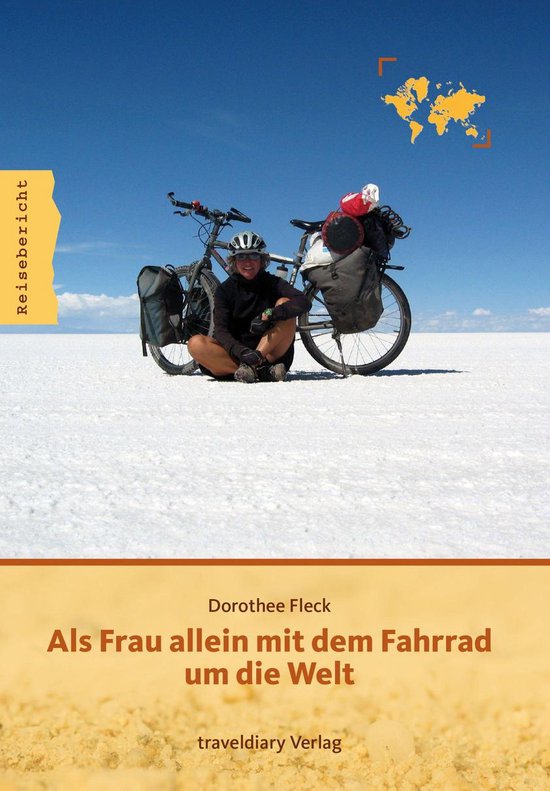Als Frau allein mit dem Fahrrad um die Welt - cover
