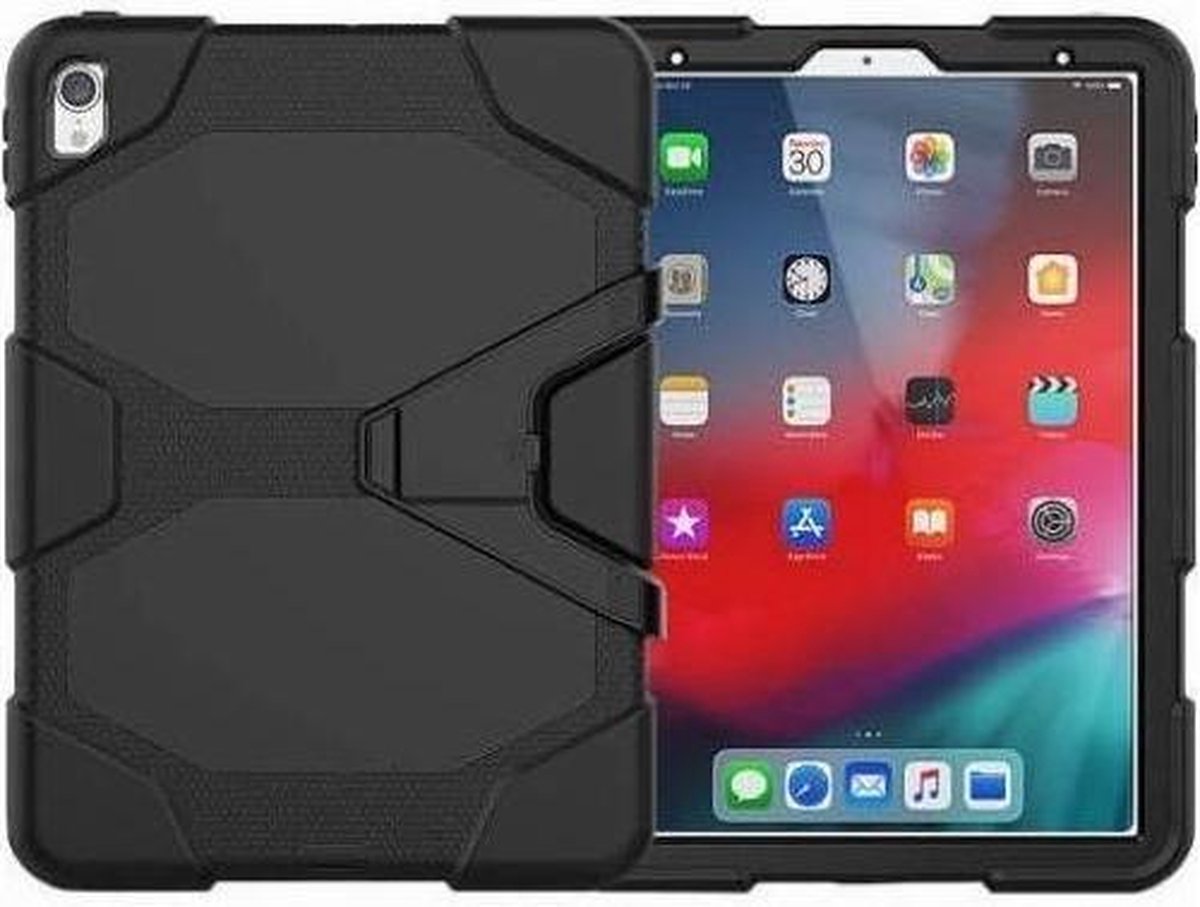 Casecentive Survivor Hardcase - Extra beschermende hoes iPad Air 2 zwart