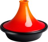 Le Creuset Gietijzerenen tajines in oranje-rood 35cm 5,2L