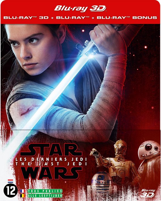 Star Wars Episode 8: The Last Jedi (3D+2D Blu-ray) (Steelbook), Niet gekend, Dvd's