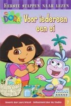 Dora et Boots décorent des œufs de Pâques dans le jardin. Titre : Pour tout le monde un œuf.