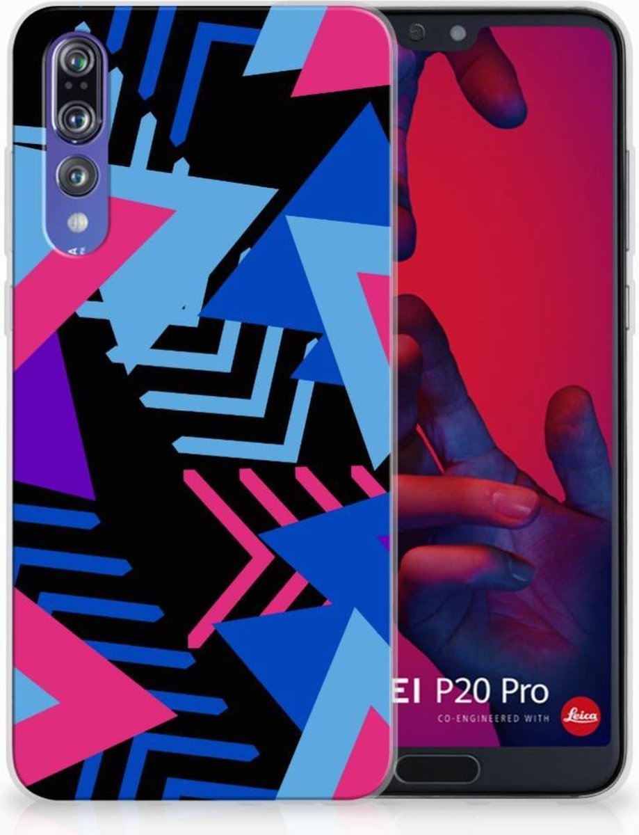 Huawei P20 Pro TPU Hoesje Funky Triangle