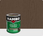 Rambo Schuur & Tuinhuis pantserbeits zijdeglans transparant berken grijs 1214 750 ml
