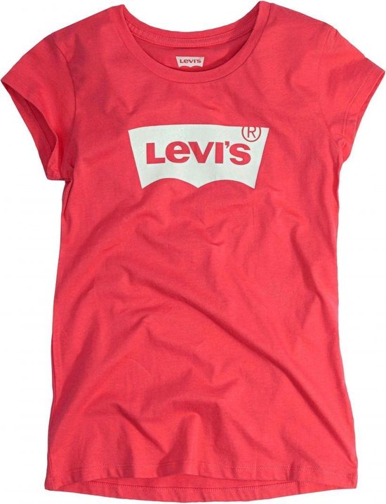 Levi's Meisjes t-shirts & polos Levi's 10Tee-shirt, Debardeur,Top rood 176  | bol.com