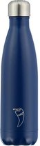 Chilly's Bottle Drink- & Thermosfles Blauw Mat