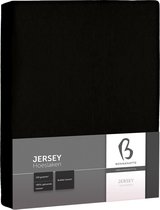 Bonnanotte Hoeslaken Jersey Dubbel Stretch Black 180x200