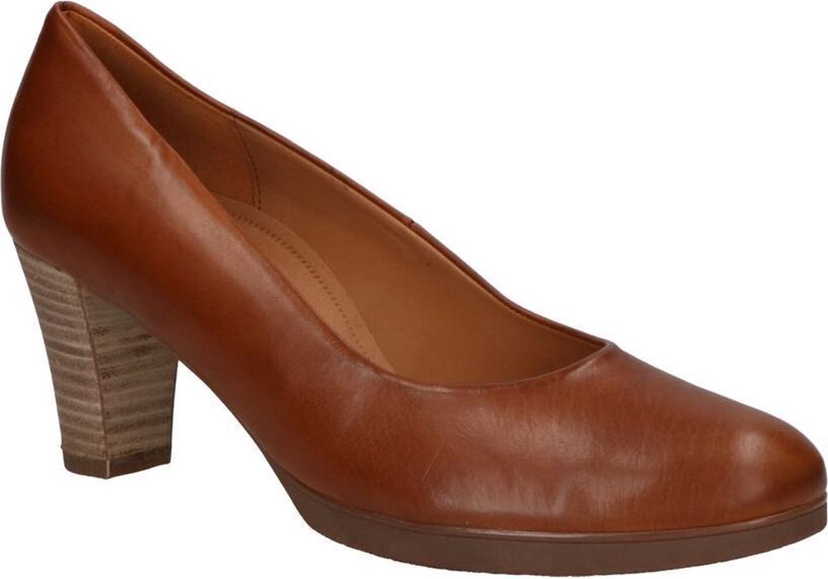 ralph lauren cognac pumps