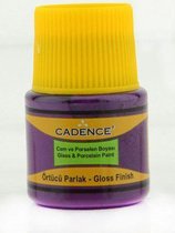 Glasverf - Porseleinverf - aubergine - Cadence - 45ml
