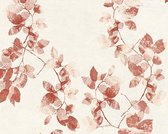 BLADEREN EN TAKKEN BEHANG - Creme Rood - AS Creation Daniel Hechter 5