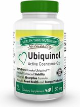 Ubiquinol (Kaneka™) CoQ-10 50 mg (non-GMO) (90 Softgels) - Health Thru Nutrition