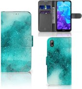 Huawei Y5 (2019) Hoesje Painting Blue