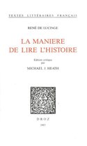 Textes littéraires français - La Manière de lire l'histoire