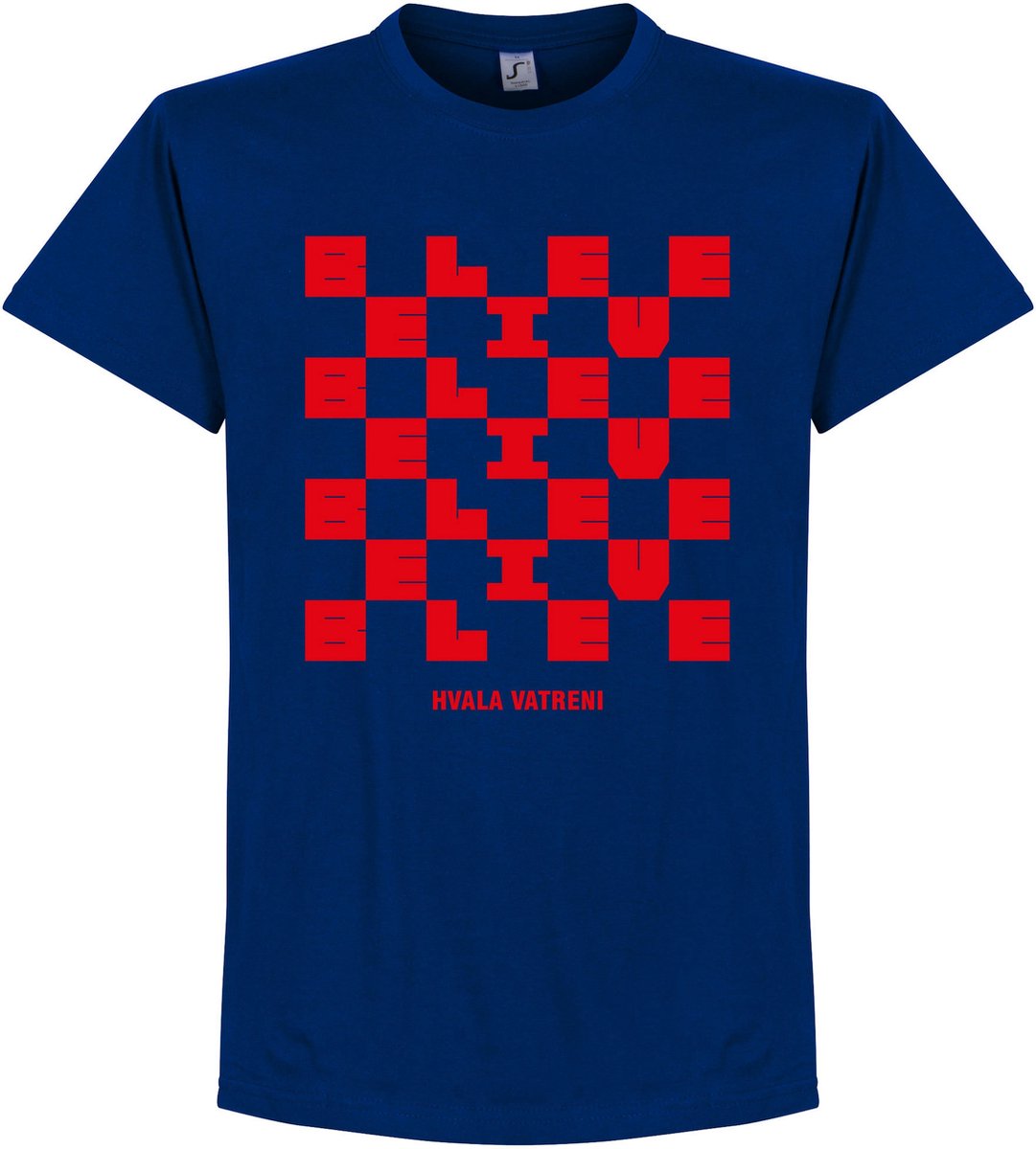 Kroatië Hvala Vatreni Homecoming T-Shirt - Navy - S