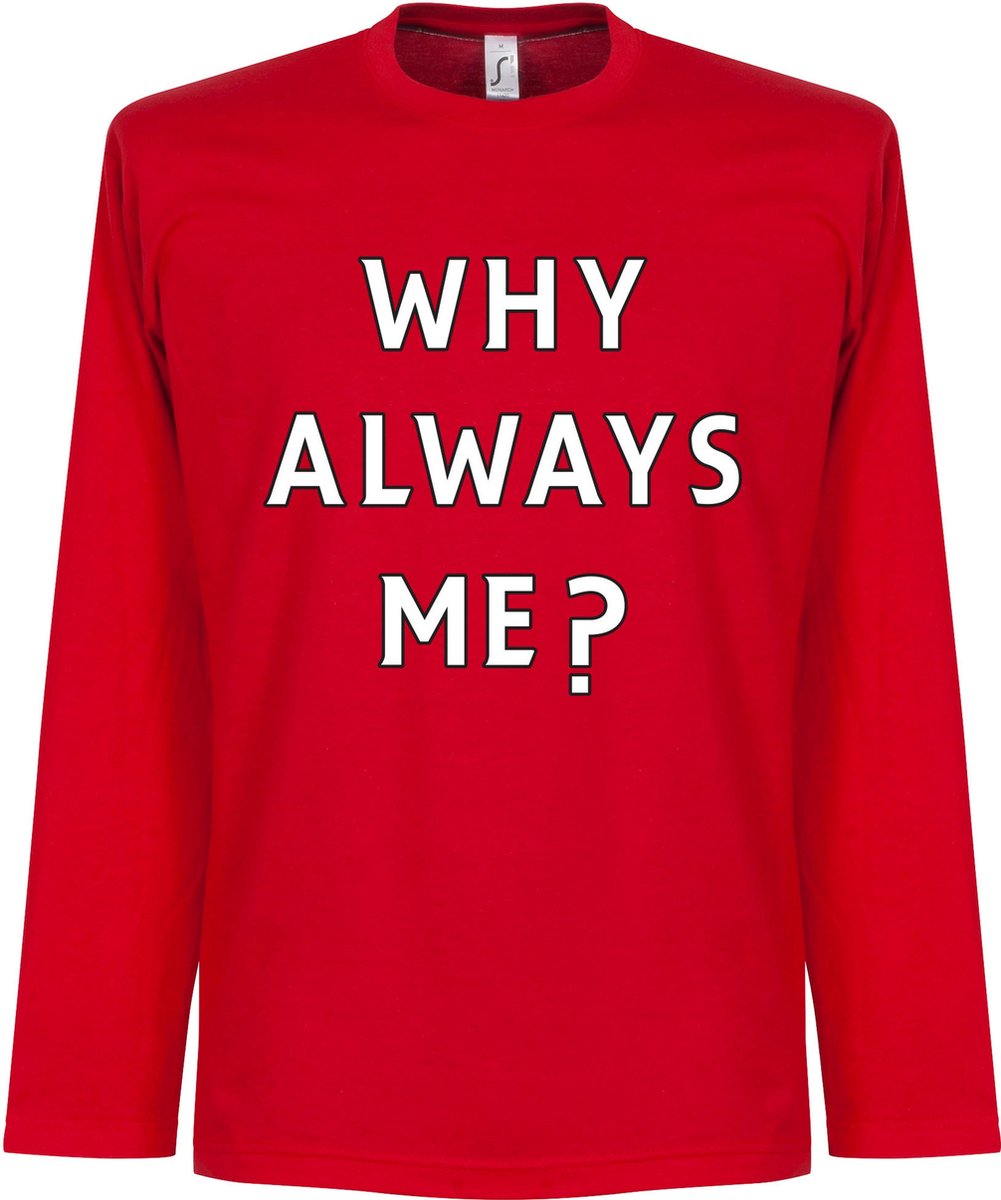 Why Always Me? Longsleeve Balotelli T-Shirt - S