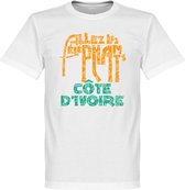 Ivoorkust Allez Les Elephants T-Shirt - XXXL
