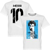 Messi 10 Argentinië Flag T-shirt - M