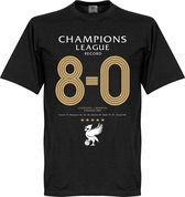 Liverpool CL 8-0 Record T-Shirt - L