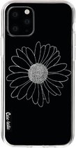 Casetastic Apple iPhone 11 Pro Hoesje - Softcover Hoesje met Design - Daisy Black Print