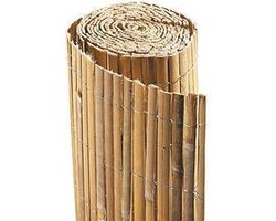 Videx Balkonscherm Splitbamboo Shanghai90x300cm - Eenvoudig op maat te maken - Natuurlijke uitstraling - Tweezijdig te gebruiken