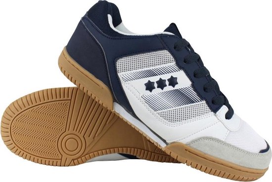 Rucanor Silvan-V indoorschoenen heren wit/marine-37 | bol.com