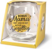 Wijn- waterglas - Bonus mama - Multi