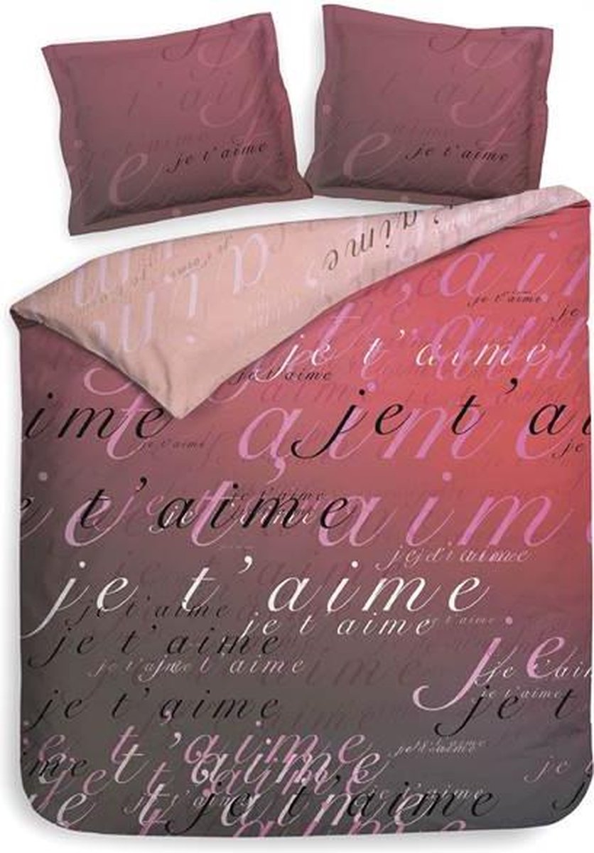 Heckettlane Heckett & Lane Luca - Dekbedovertrek - Lits-jumeaux - 240x200/220 cm + 2 kussenslopen 60x70 cm - Romance Pink