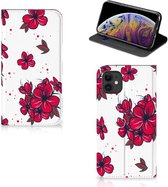 Geschikt voor iPhone 11 Smart Cover Blossom Rood