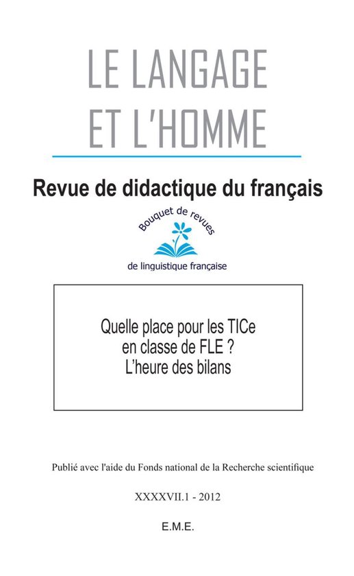 Quelle place pour les TICe en classe de FLE ? - cover