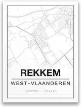 Poster/plattegrond REKKEM - 30x40cm