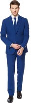 OppoSuits Navy Royale - Mannen Zomer Kostuum - Blauw - Feest - Maat 60