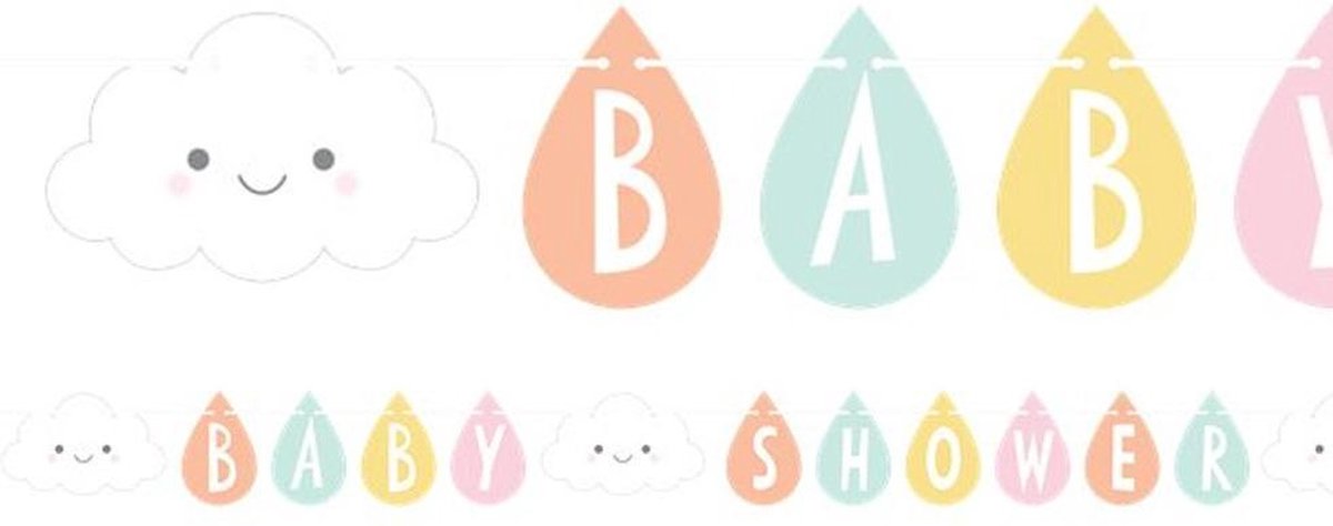 Witbaard Wenslijn Baby Shower Lengte 260 Cm Karton