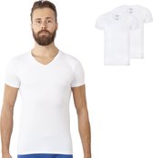 Finn Wit V-Hals (2-Pack) T-shirts, Maat L
