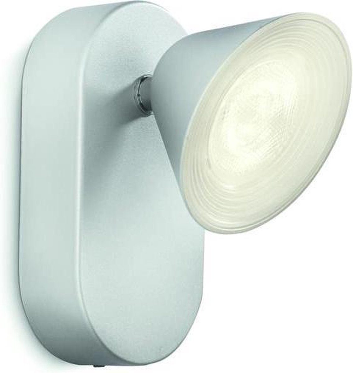 Philips myLiving Tweed - Wandspot - Aluminium
