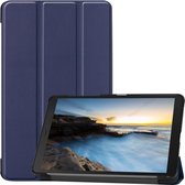 Tri-Fold Book Case - Geschikt voor Samsung Galaxy Tab A 8.0 (2019) Hoesje - Blauw