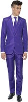 Suitmeister Purple - Heren Pak - Casual Effen Gekleurd - Paars - Maat XXL