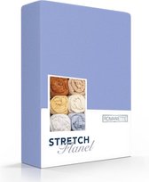 Luxe Hoeslaken Verwarmend Flanel Stretch - Lavendel