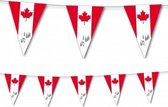 8x Canada vlaggenlijn 3,5 meter - Canadese vlag decoratie slinger