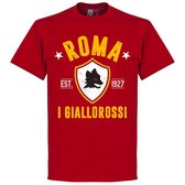 AS Roma Established T-Shirt - Rood  - L