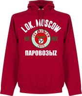 Lokomotiv Moskou Established Hooded Sweater - Rood - S