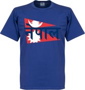 Nepal Flag T-Shirt - L
